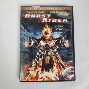 Ghost Rider DVD 2-Disc Extended Cut Nicolas Cage Eva Mendes Marvel Movie